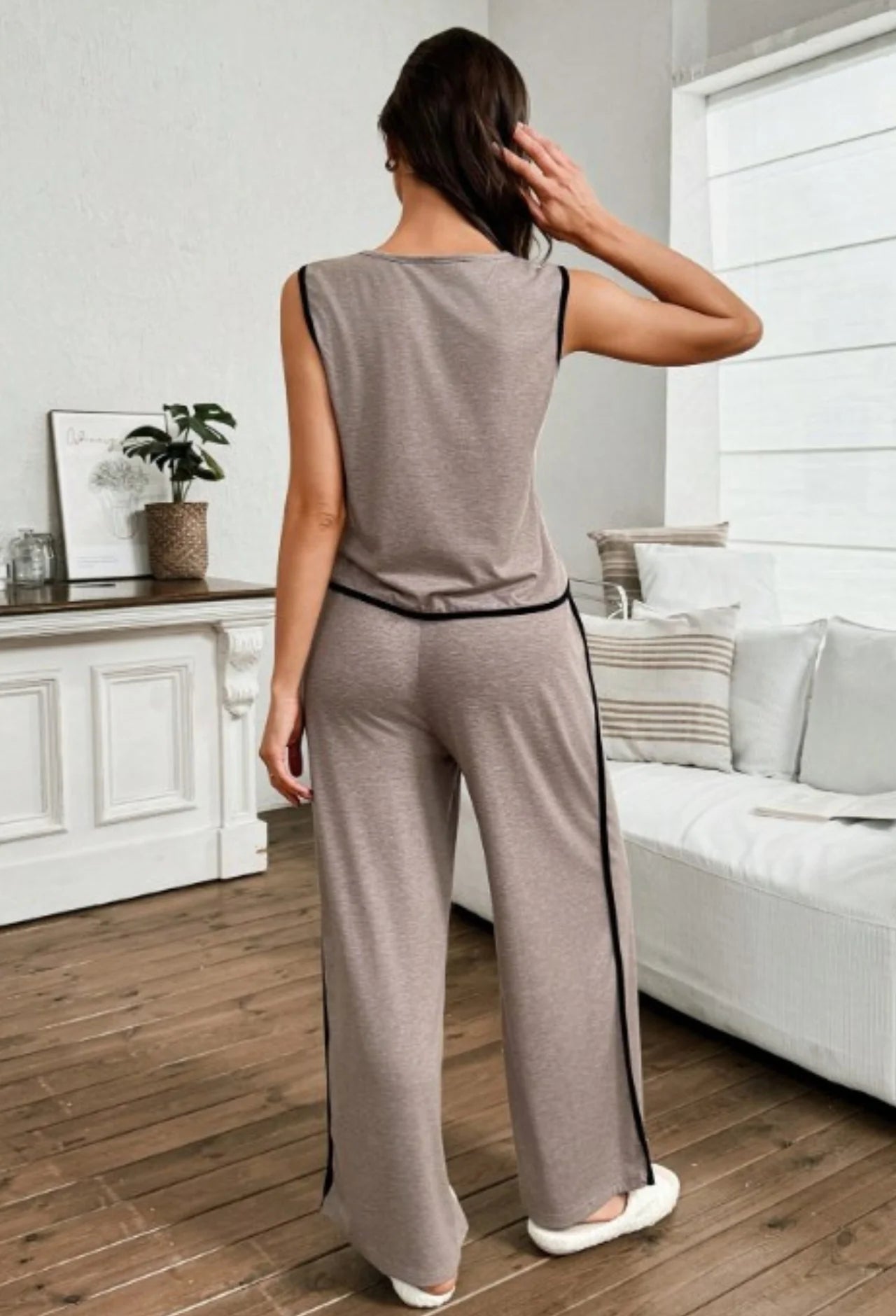 Soft Sleeveless Egyptian Cotton Pajama Set | Zilli Store