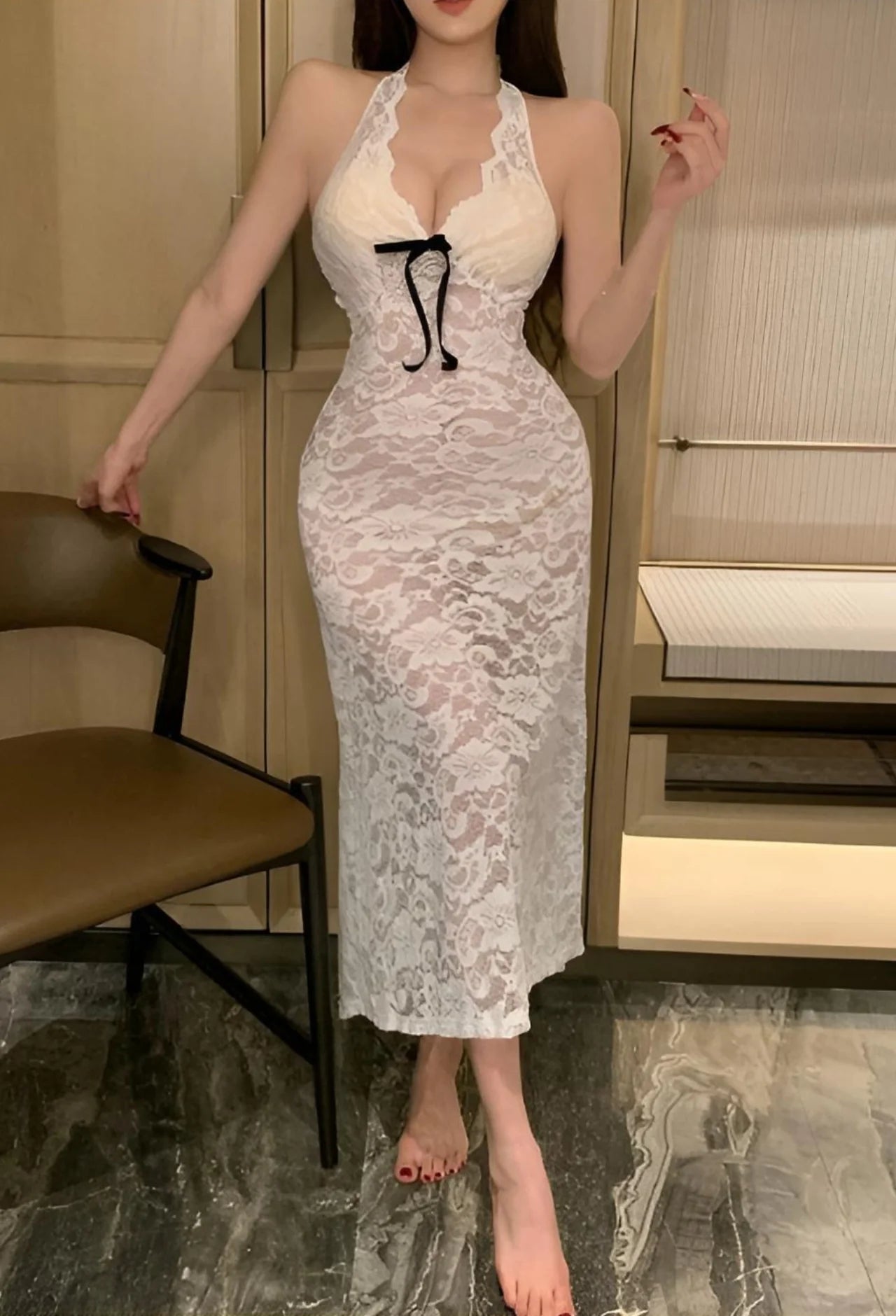 Women’s sexy Lace Nightgown | Zilli Store