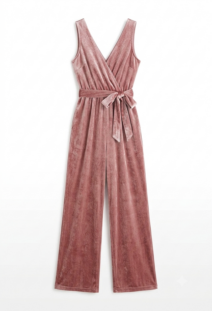 Chic Velvet Formal Jumpsuit for Women | Zilli Store
