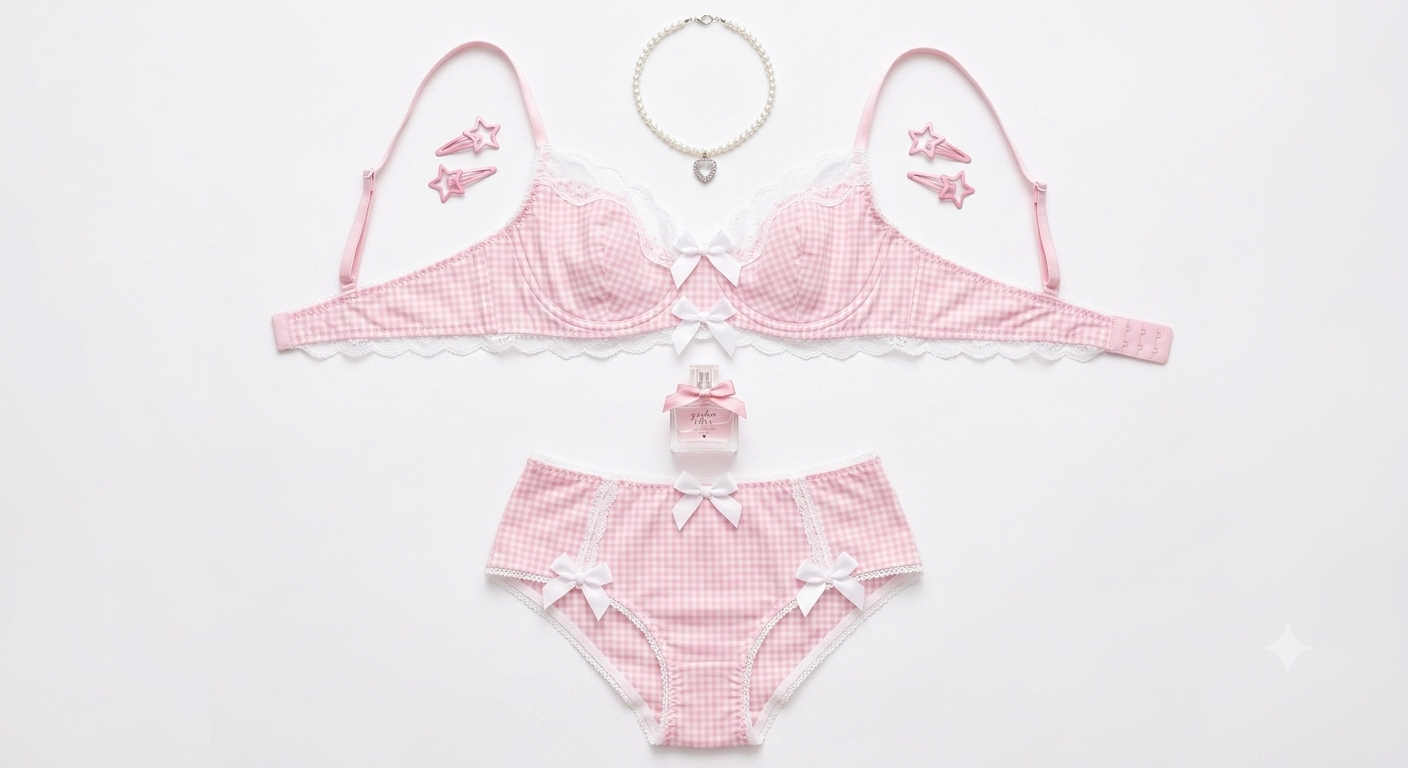 Butter Fabric Bra & Panty Set Without Cup | Zilli Store