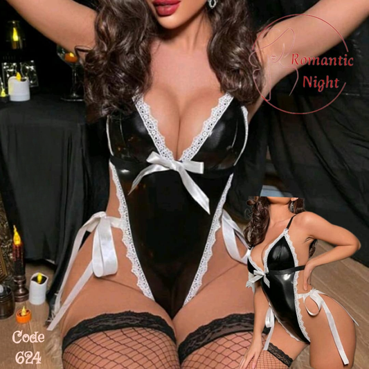 Midnight Ribbon Bodysuit